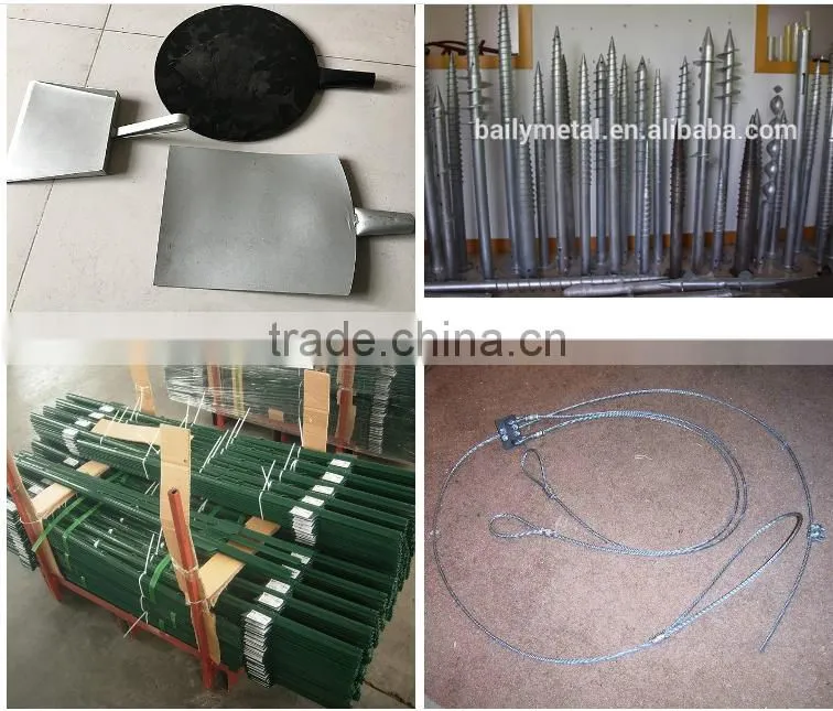 Professional factory supply good quality earth anchor with auger for euro market