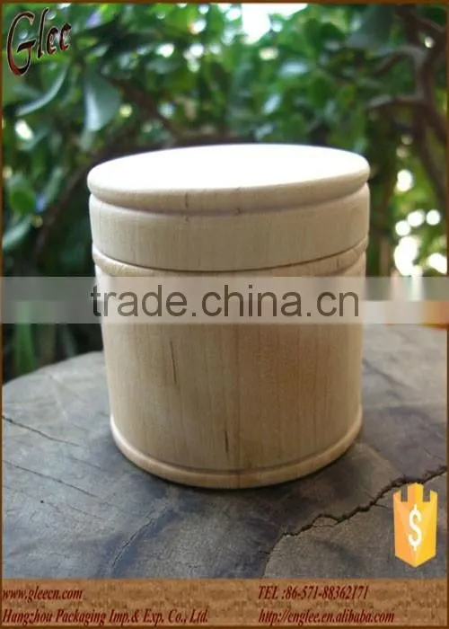 Round Wood Box