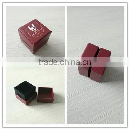 Zeal-x custom logo specical paper , paperboard jewellery packing box for ring chain gift packing