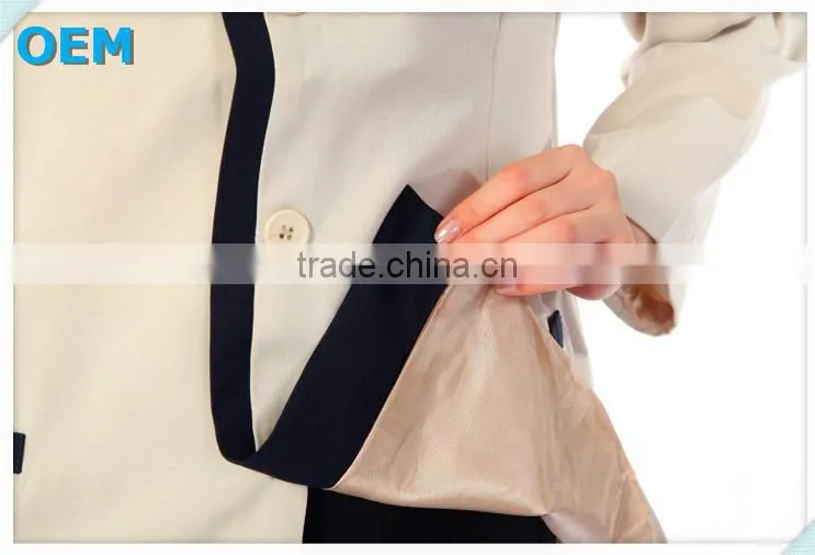 2016 OEM hotel waitress uniform staff uniform high quality