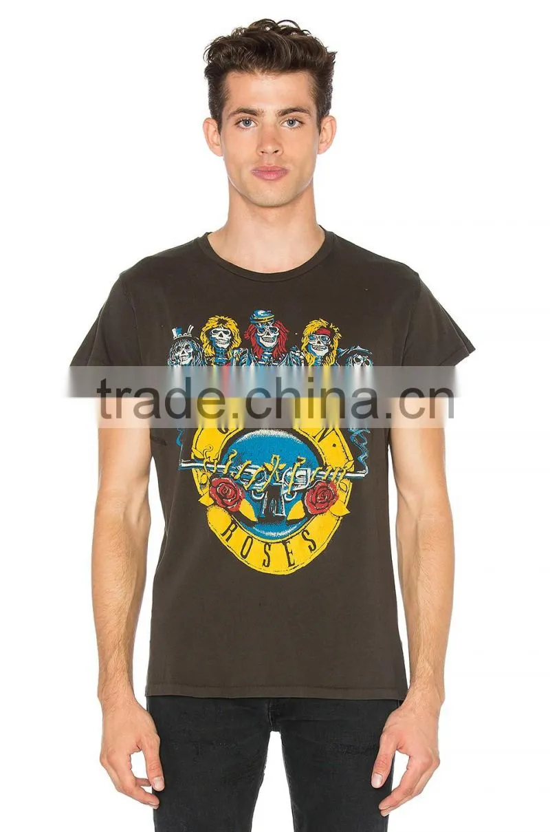 Latest design style men's comfort t-shirts 100% cotton