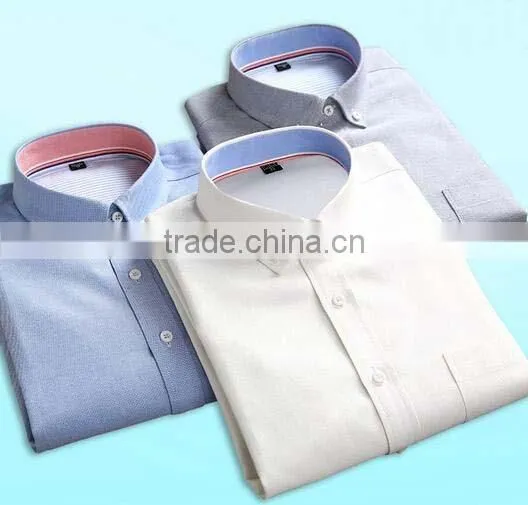Mens long sleeve dress shirts cotton oxford shirts