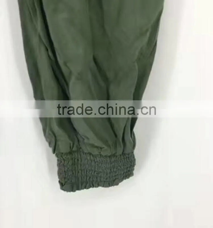 China suppliers stocklots women 100%rayon army trousers