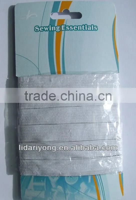 2014 white Elastic rounded on Card