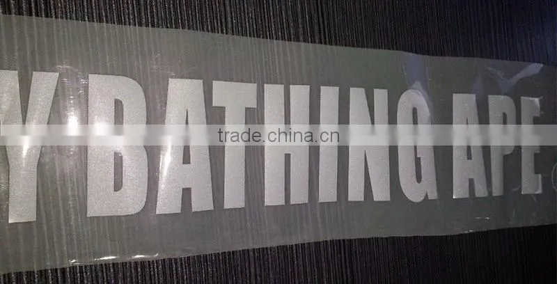 EN471 high visible reflective iron on transfer paper