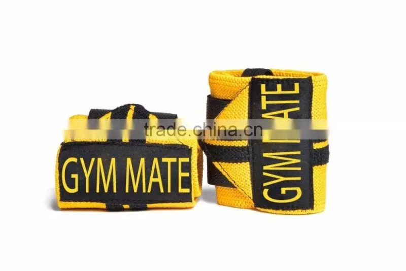 Heavy Duty Weightlifting Wrist Wraps GYM MATE