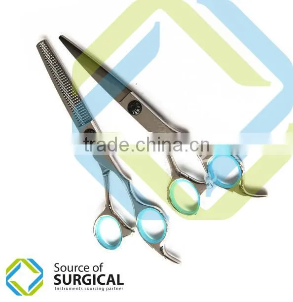New Branded Quality Japanese Steel Professional Razor Edge Barber teeth thinning Scissor/Shear 6" Set in Box kit