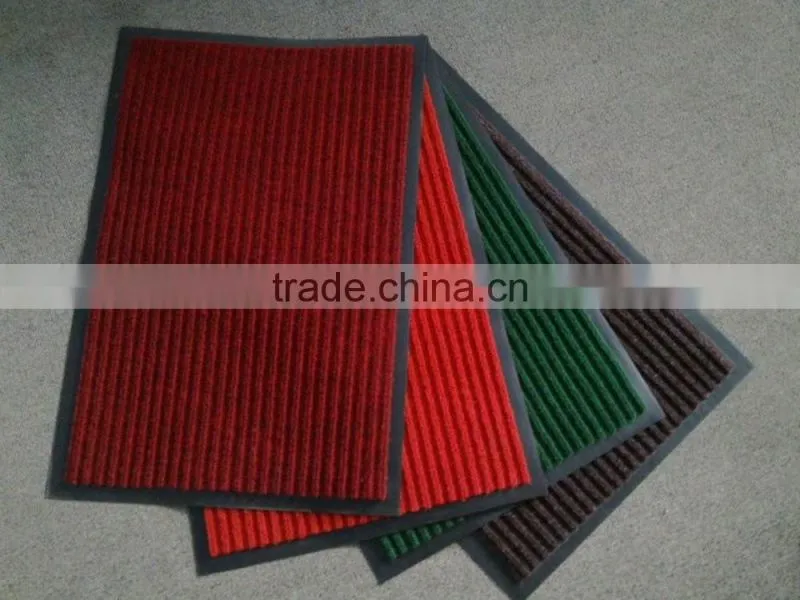 Stripes PVC floor mat and door mat