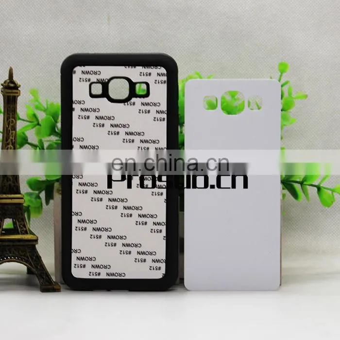 2d sublimation heat transfer PC +TPU silicon blank cell phone case for Prosub-Samsung A8