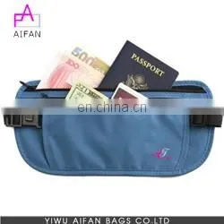 Hidden Nylon Rfid Women Travel Waist Band