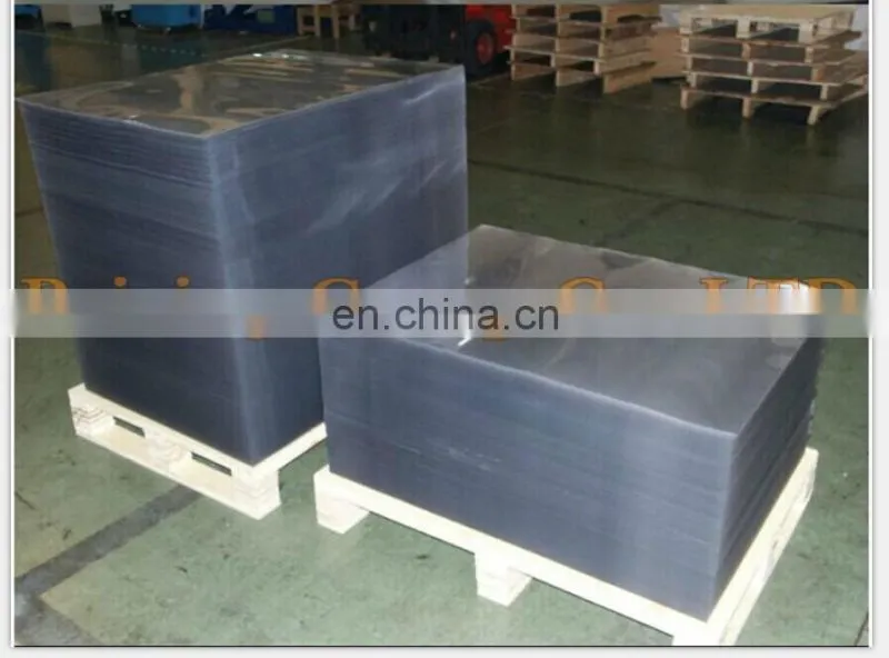 Hot sale Die cut Vacuum forming and folding box Transparent PET rigid sheet