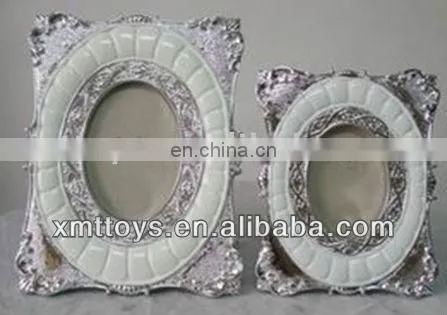 resin with crystal surrouding picture frame