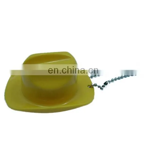 MCH-2274 wholesale 2017 Latest fashion cheap custom cowboy hat keychains innovative corkscrew keychains