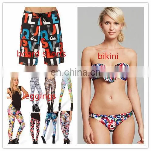 sublimation custom made long sleeve sports tops / fitness wear