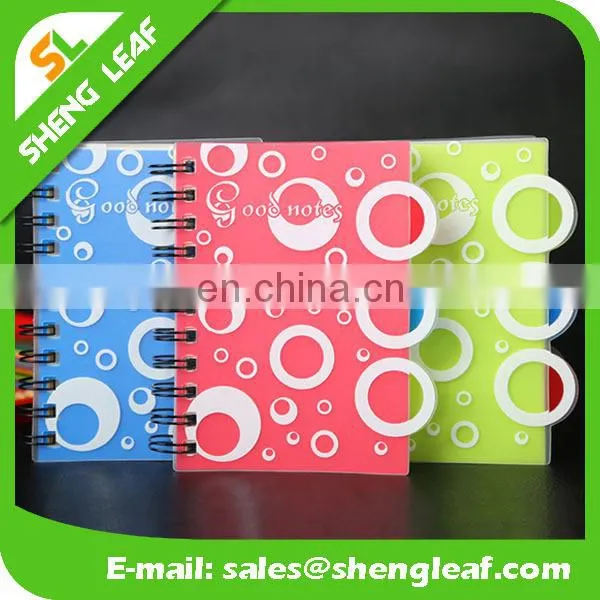 Popular custom decorate hard cover notebook with rainbow color