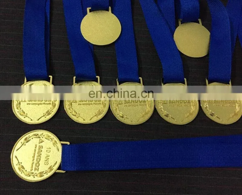 Cheap Wholesale Zinc Alloy Custom Award Medal With Ribbon Factory Direct Made Quality Bronze Profession Medal Award Supplier