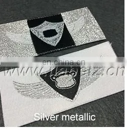 garment labels clothing label gold metallic woven label
