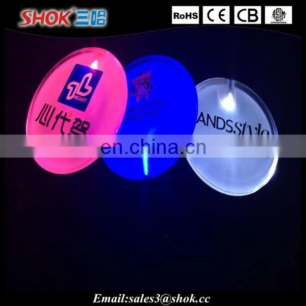 Wedding Gifts For Guests Enviromental-friendly Wonderful Led Plastic Badge