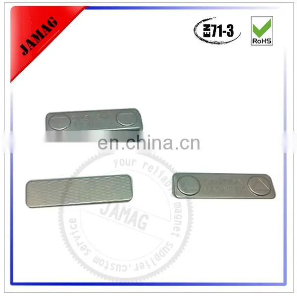 Best Selling Blank Metal Magnetic Name Badge