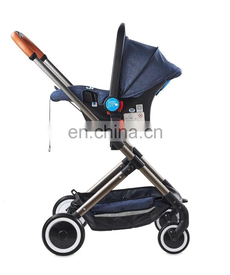 EN1888 OEM factory luxury 3 in 1 baby buggy stroller with car seat