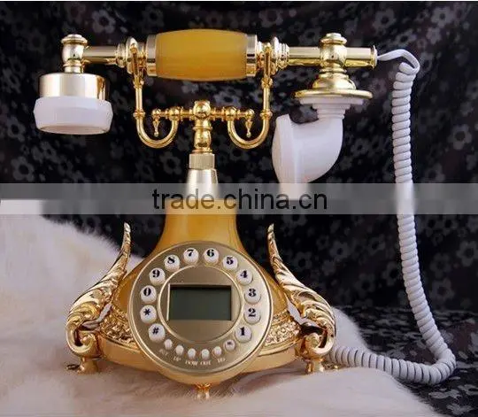 resin corded old style telephone