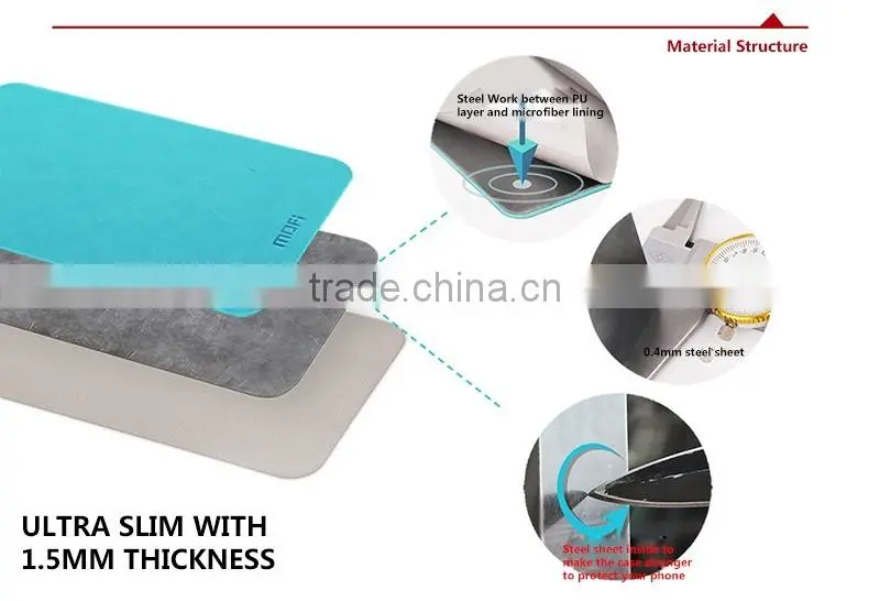 MOFi Hot Sale Flip PU leather Cell phone Cases Cover for Gionee S5.1, Gionee ELIFE S5.1, GN9005