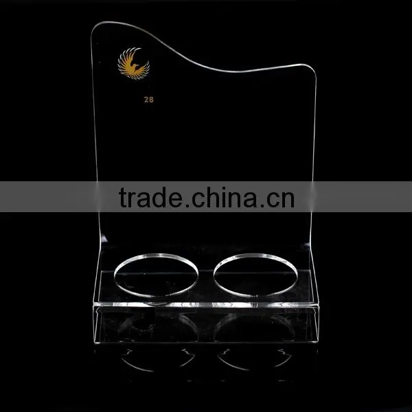 OEM service available beverages acrylic display stand