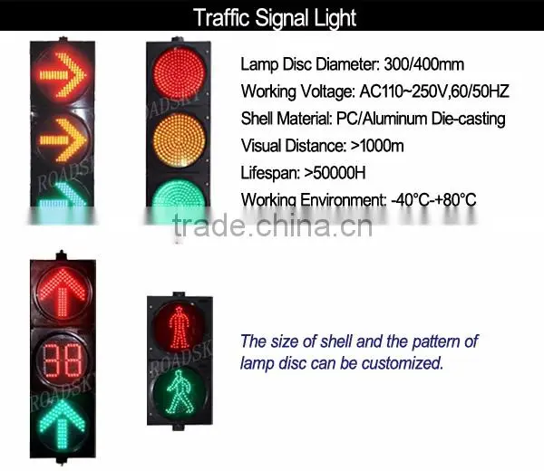 China 300mm Led Traffic Signal Light