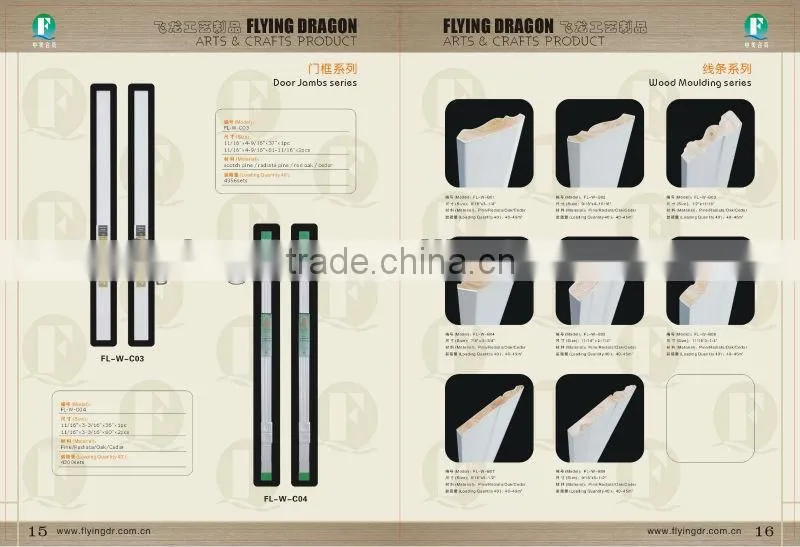 PVC Trim Plank/PVC Profile/Siding