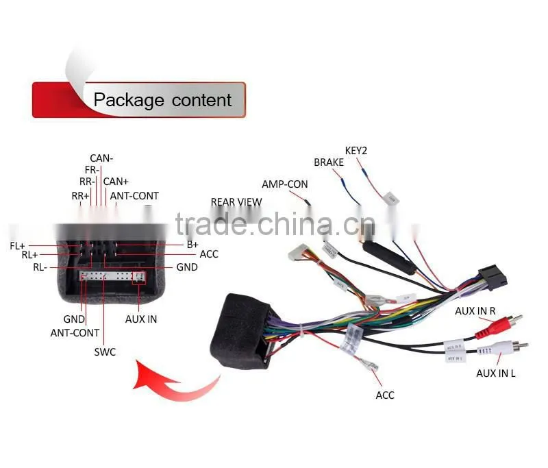Double Din Android 4.4.4 Car Radio DVD Player for Ford Focus 2005 Car GPS Audio,WIFI, 3G,Bluetooth,RDS,SWC,1080P Video Playback