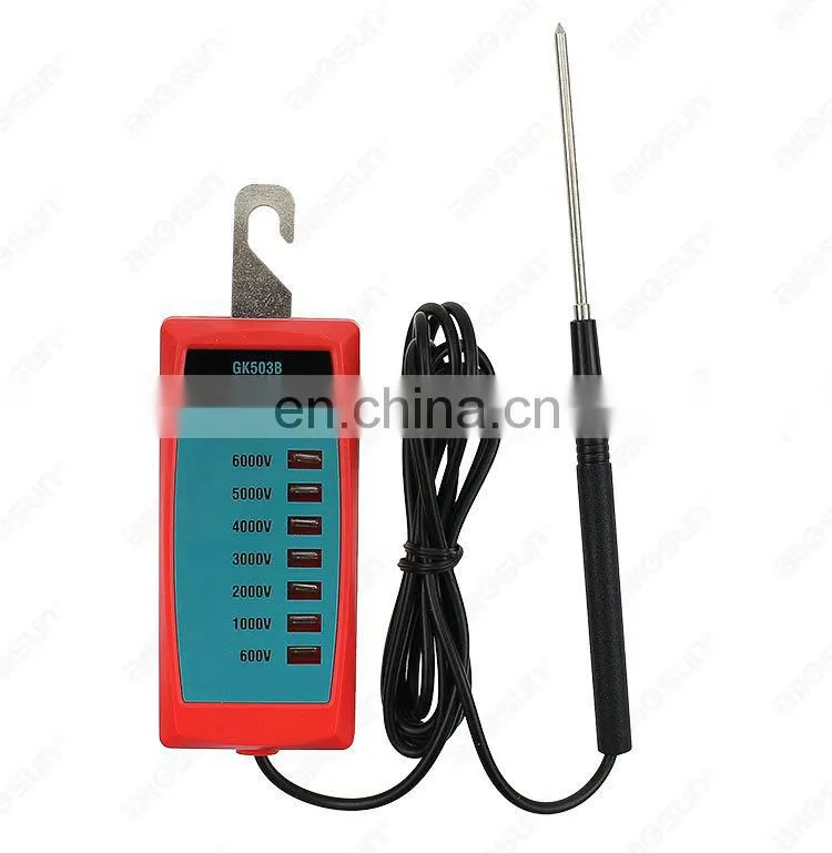 Electric Fence Voltage Tester 600V to 7000V Fence Controllers Neon Lamps No Battery Voltage Detector Pocket Size all-sun GK503B
