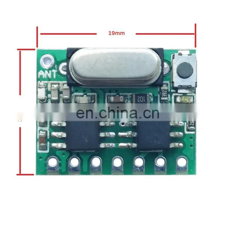 Small size 433MHZ wireless RF receiver decoder module, remote control receiver board