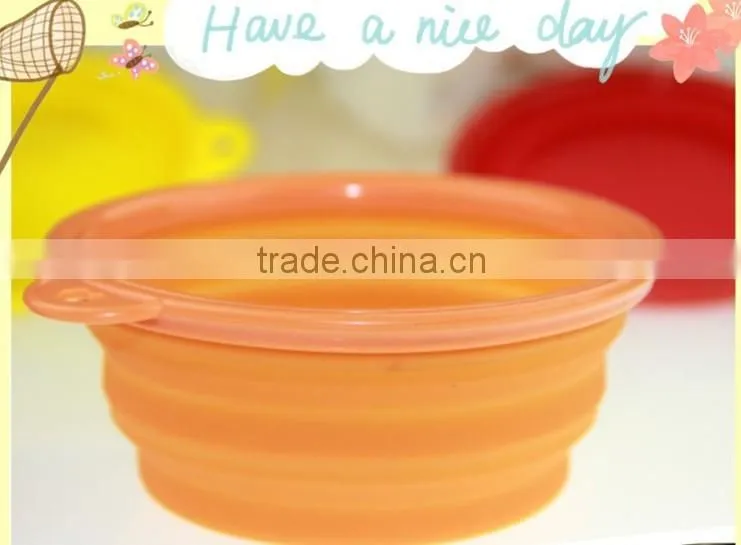Pet products,Silicone foldable dog bowl