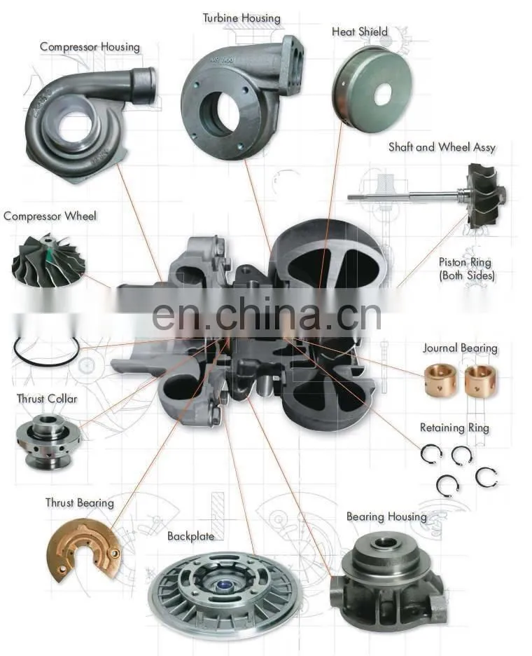 HE351VE Turbocharger cartridge 3770973 3799833 4955876 turbo core for Dodge Ram 2500 All Engine ISB