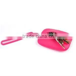fashion silicone rubber key chains