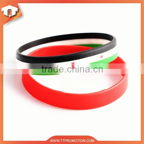 Manufacture cheap cool silicone wristband