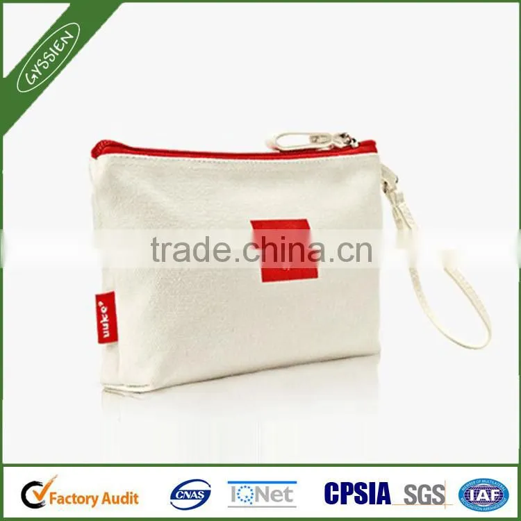 promotional plain canvas makeup bag