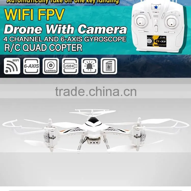 newest CX-33W-TX WIFI function and R/C function compatibly HD camera LED lights