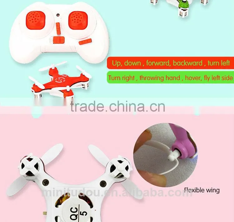 2014 New Quadcopter CX10 Mini RC Quadcopter Remote Control Toys 4 channel with 6 Axis gyro , nano drone with 3D stunt function