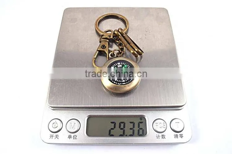 COMPASS HIGH QUALITY Metal keychain PROMOTION Alloy Compass Keychain