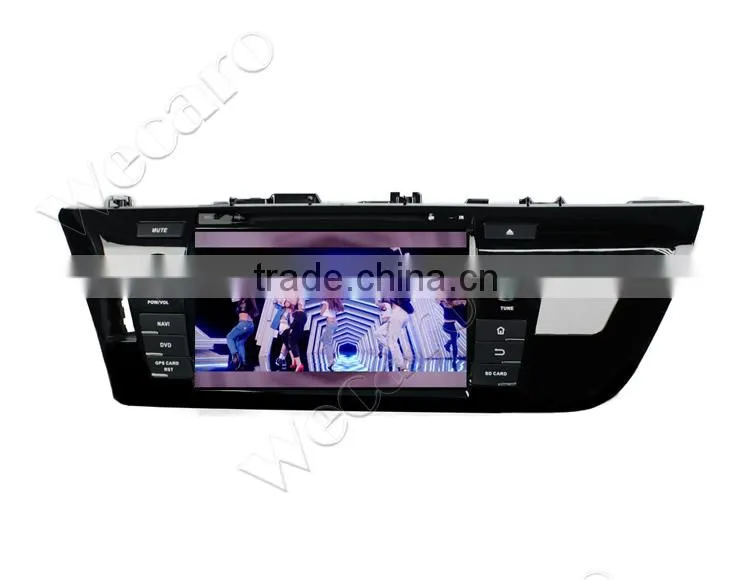 Wecaro Android 4.4.4 car multimedia system double din for toyota levin car audio system WIFI 3G 1080p 2014 2015