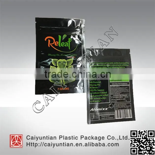 orange mask plastic packing bags / foil bags