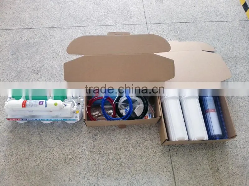 6-Stage 75GPD Reverse Osmosis Alkaline PH Water Filter System
