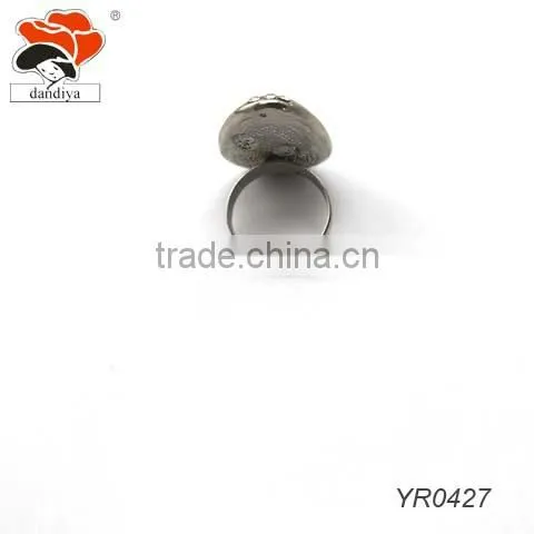 New wholesale stainless steel Gold ingot ring