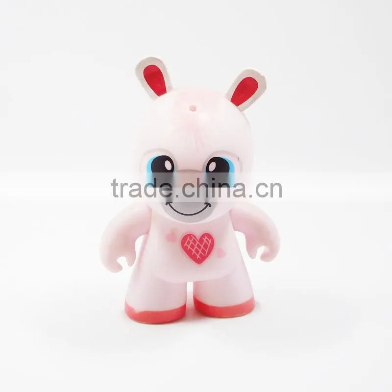 Vinyl Toy Production Roto Casting Plastic Rabbit Toy Figures