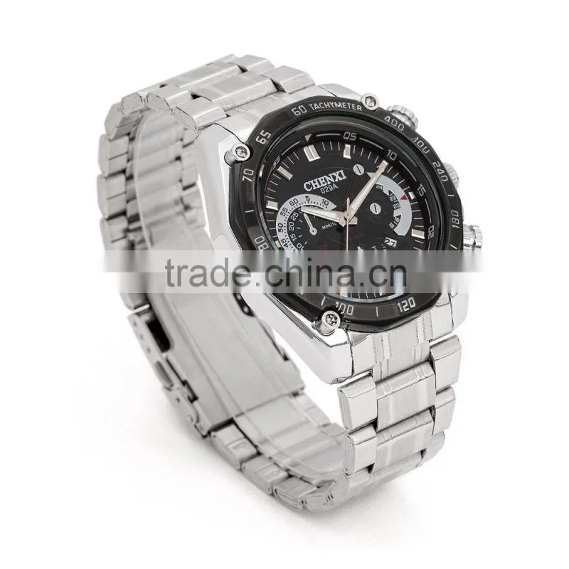 2015 Newest Design Factory Price Luxury Watches Men Calendar Watch 029AMS