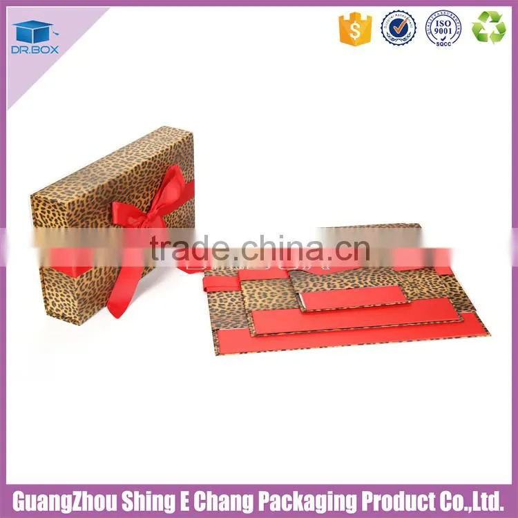 China Suppliers wood freepaper pvc garment decortive tin carboard color packaging box