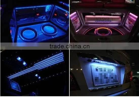 9/15/18pcs SMD5050 waterproof flexible 12v led strip lights for cars