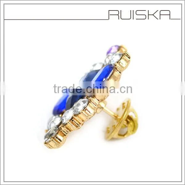 2015 Latest Arrival Fashionable Design Crystal Shine Brooch