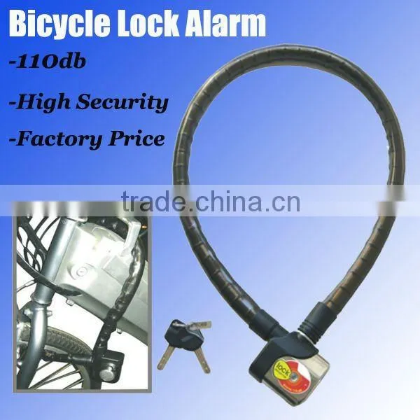 Waterproof Alarm Bicycle Lock